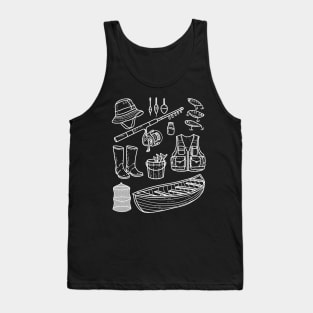 Fishing Time Minimalist Tank Top